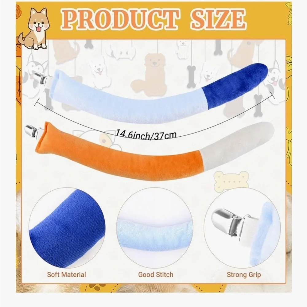 NEW Bluey and Bingo color themed Costume Set - ears + tail +bow ties + gloves